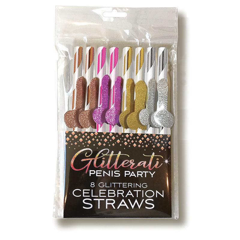 Glitterati - Celebration Straws - Party Straws - 8 Pack - LGCP.1031