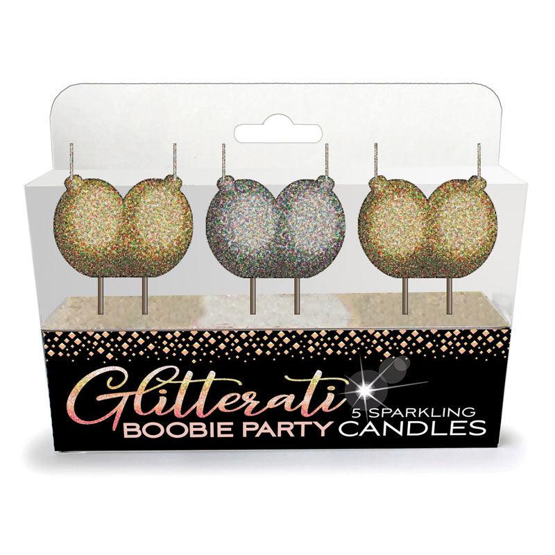 Glitterati - Boobie Candle Set - Novelty Candles - Set of 3 - LGCP.1075