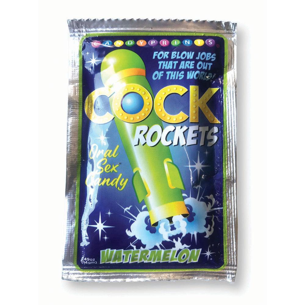 Cock Rockets - Watermelon - Watermelon Flavoured Oral Sex Candy - 15 grams - LGCP.1086