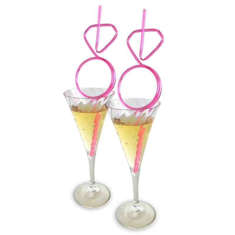 Glitterati - Diamond Straw Set - Hens Party Novelty - Set of 8 - LGCP.1089