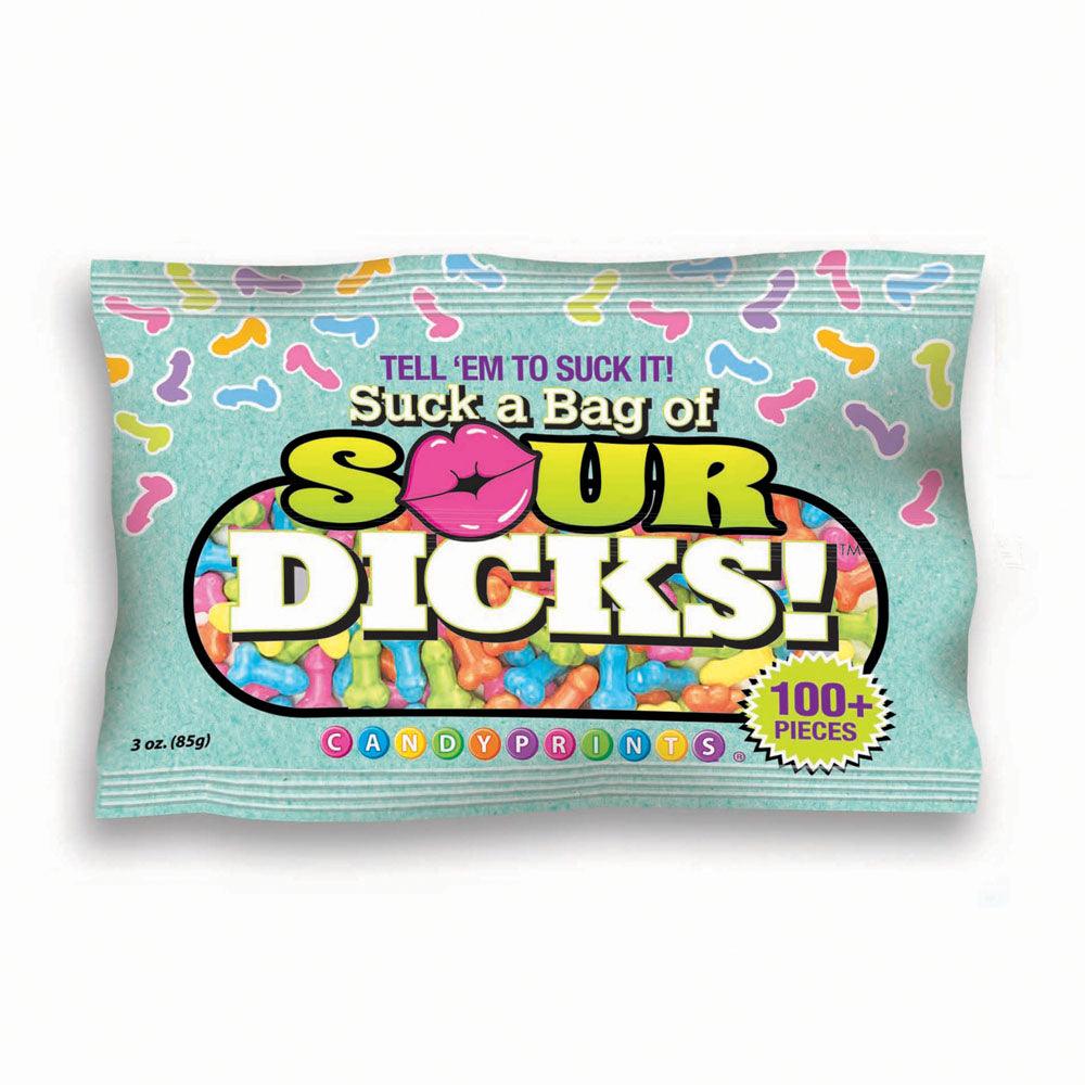 Suck A Bag Of Sour Dicks! - Novelty Pecker Lollies - 84 grams - LGCP.1118