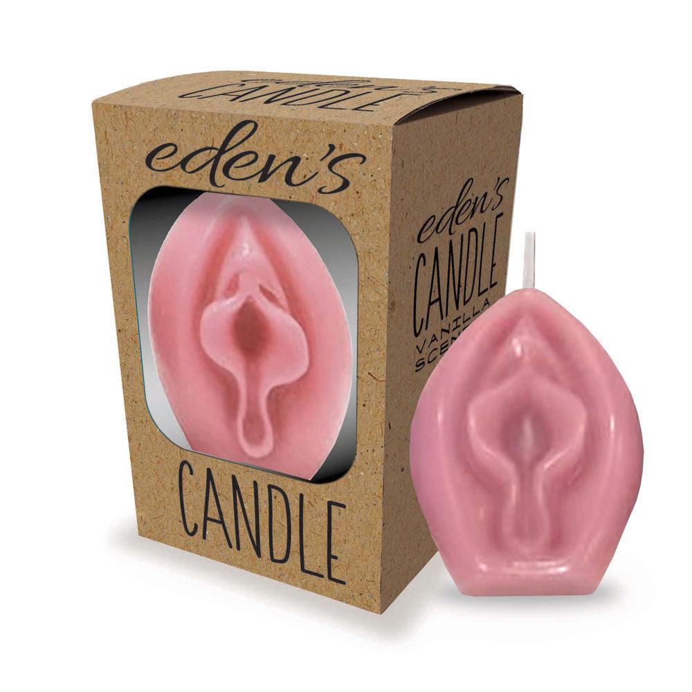 Eden's Candles Vagina - Vanilla - Display of 12 - Coloured Vanilla Scented Candles - Set of 12 - LGCP.1161