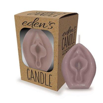 Eden's Candles Vagina - Vanilla - Display of 12 - Coloured Vanilla Scented Candles - Set of 12 - LGCP.1161