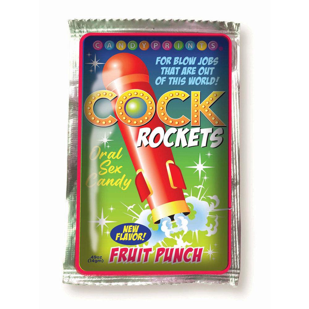 Cock Rockets - Fruit Punch - Fruit Punch Flavoured Oral Sex Candy - 15 grams - LGCP.1164