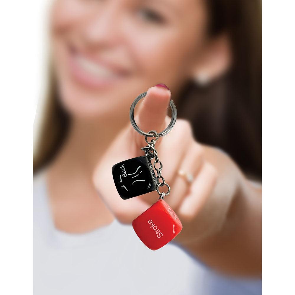 Super Fun Key Chain - Sex Dice - Erotic Dice Novelty Keychain - LGCP.1174