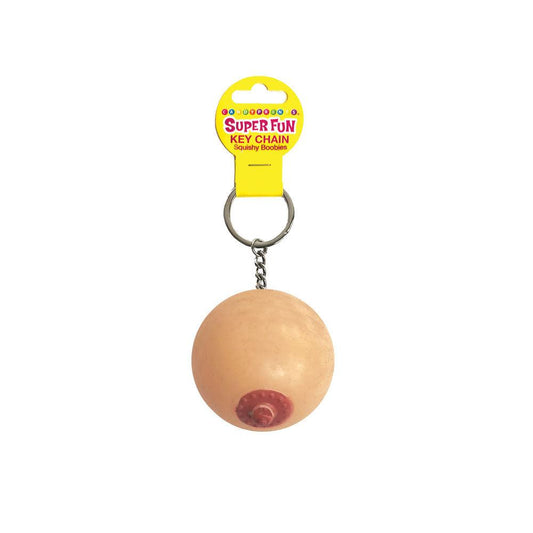 Super Fun Key Chain - Squishy Boob - Novelty Keychain - LGCP.1179