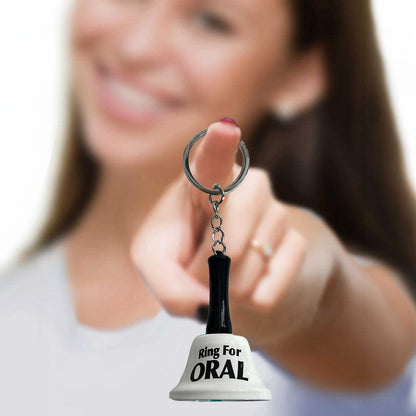 Super Fun Key Chain - Ring For Oral - Novelty Bell Keychain - LGCP.1192