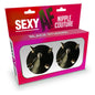 Sexy AF - Nipple Couture Black Studded - Black Studded Reuseable Nipple Pasties - LGNV.210