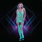 LAPDANCE Glow In The Dark Bodystocking - 1Size - Glow in the Dark - One Size - LH-2021-GID