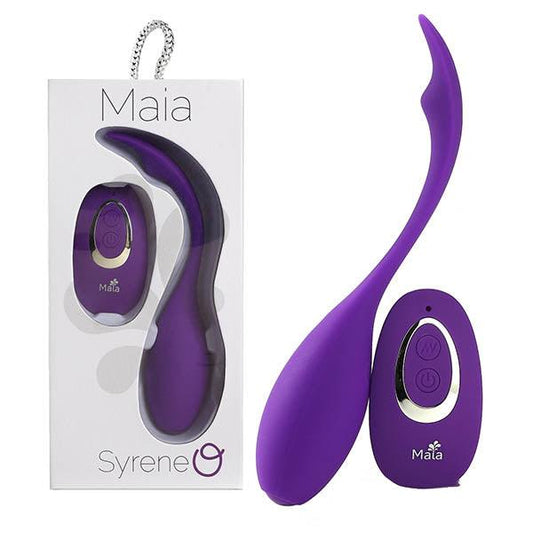 Maia Syrene - Purple USB Rechargeable Bullet with Wireless Remote - LM16-D07T