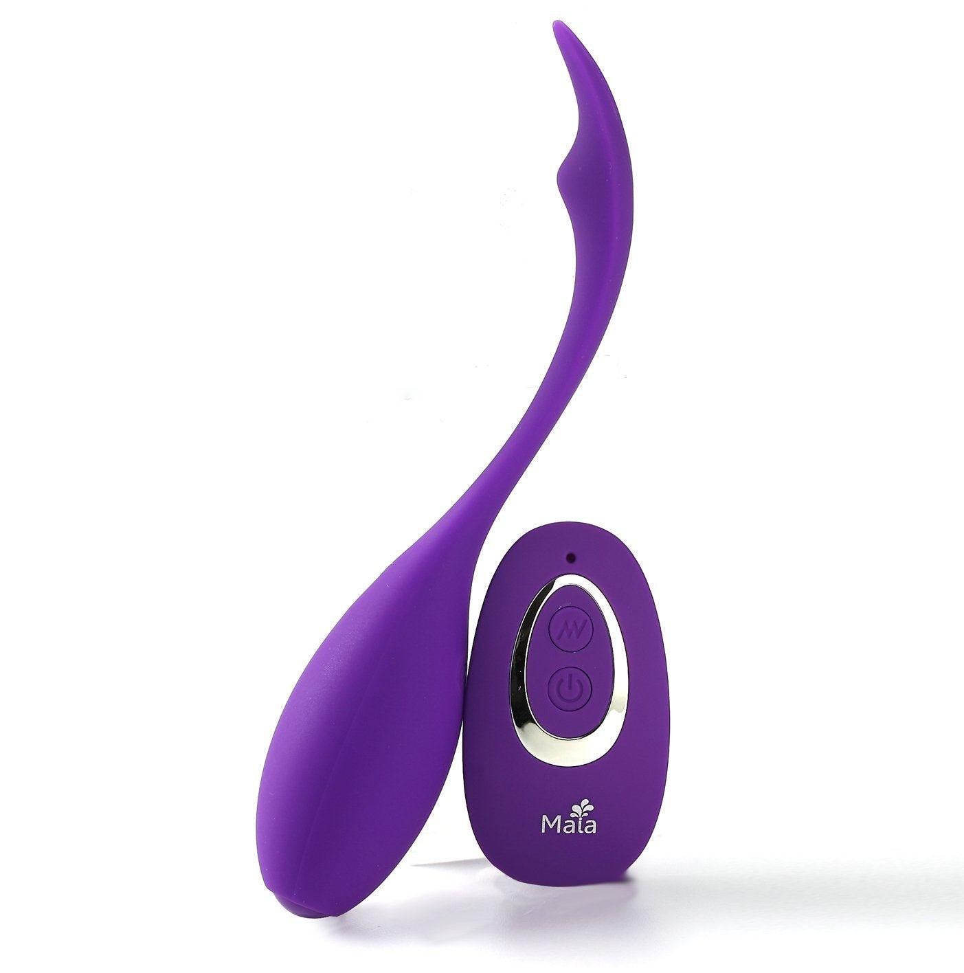 Maia Syrene - Purple USB Rechargeable Bullet with Wireless Remote - LM16-D07T