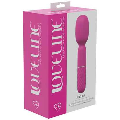 LOVELINE Bella - Pink - Pink 14 cm USB Rechargeable Massage Wand - LOVU003PNK