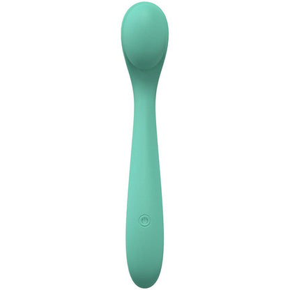 LOVELINE Juicy - Green - GReen 21.5 cm USB Rechargeable Vibrator - LOVU009GRN