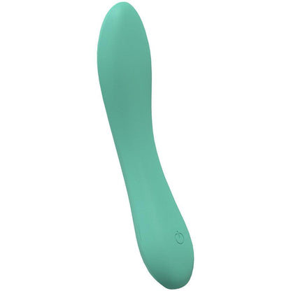 LOVELINE Lust - Green - Green 17 cm USB Rechargeable Vibrator - LOVU010GRN