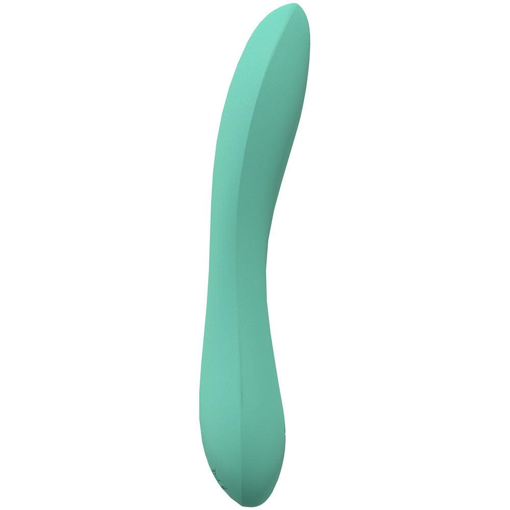 LOVELINE Lust - Green - Green 17 cm USB Rechargeable Vibrator - LOVU010GRN