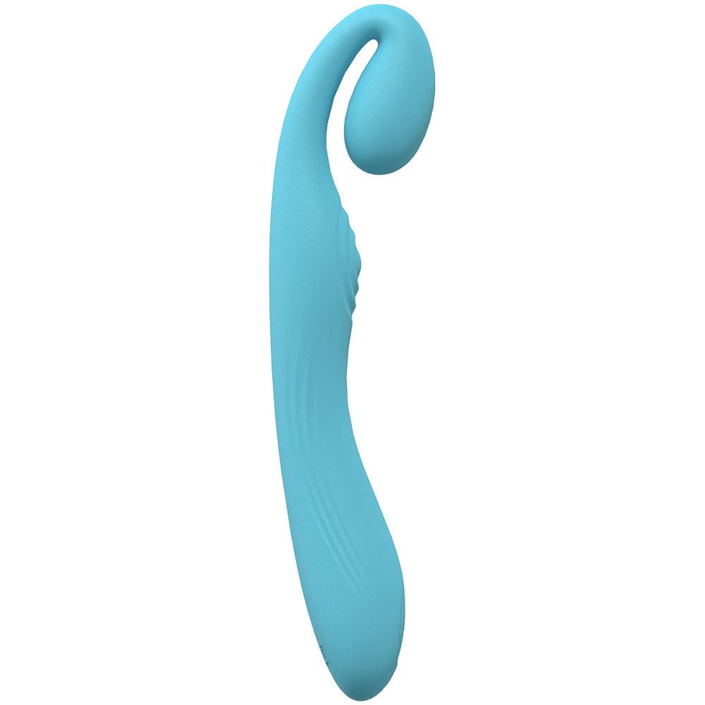 LOVELINE Obsession - Blue - Blue 18.4 cm USB Rechargeable Vibrator - LOVU011BLU