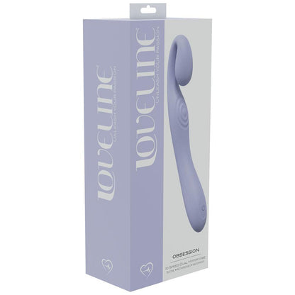 LOVELINE Obsession - Lavender - Lavender 18.4 cm USB Rechargeable Vibrator - LOVU011LAV