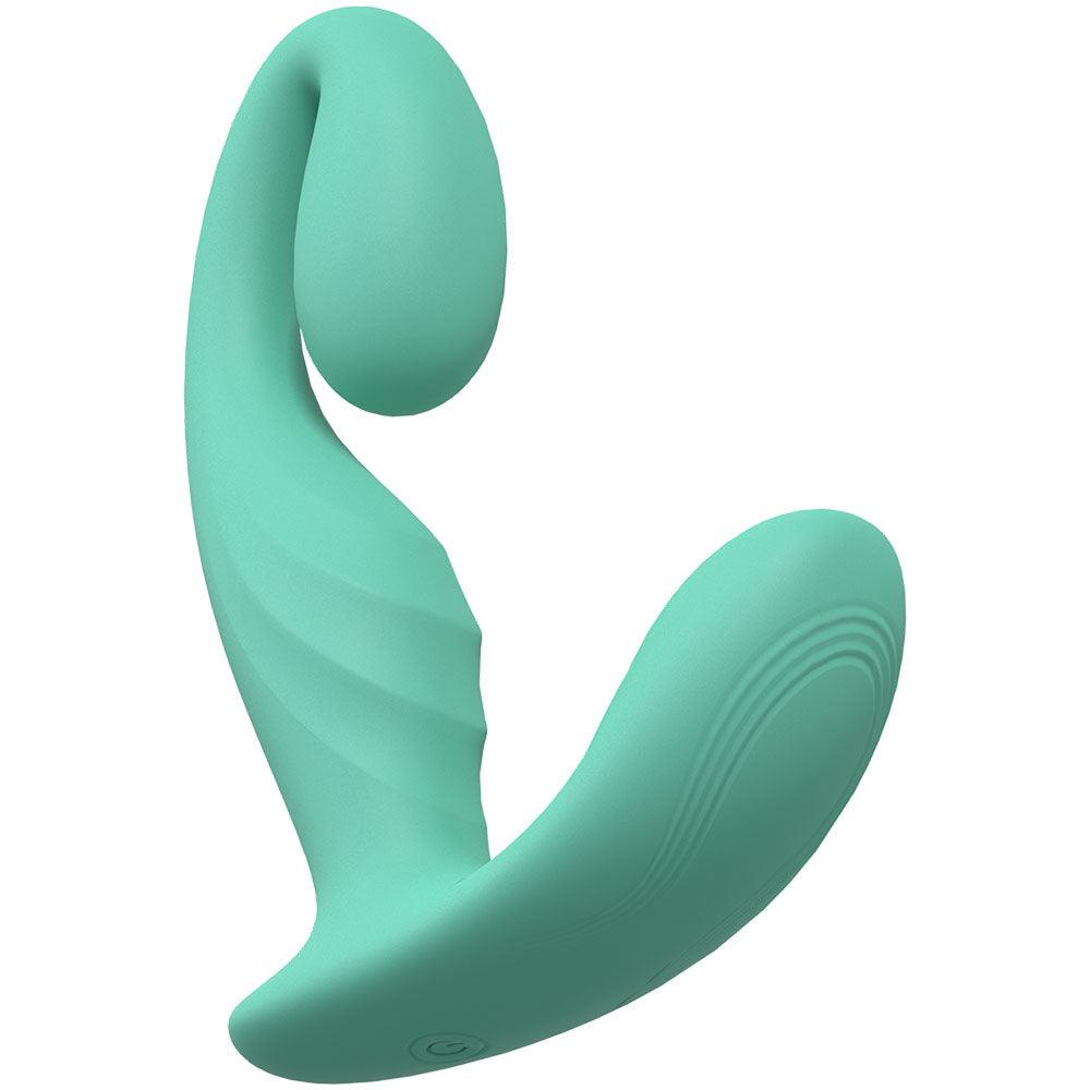 LOVELINE Bliss - Green - Green 11.5 cm USB Rechargeable Vibrator - LOVU012GRN