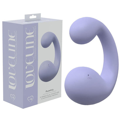 LOVELINE Playful - Lavender - Lavender 8.5 cm Dual Vibrator - LOVU013LAV