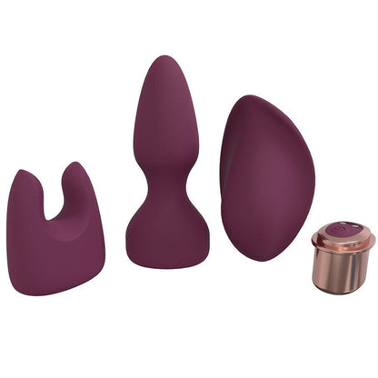 LOVELINE Ultimate Kit - Burgundy - Burgundy USB Rechargeable Kit - 3 Piece Set - LOVU018BUR