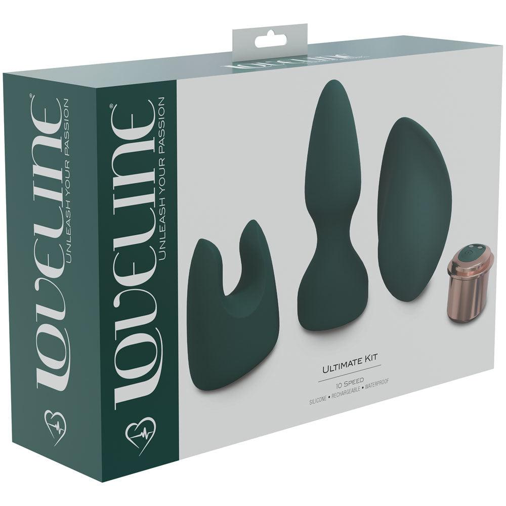 LOVELINE Ultimate Kit - Green - Green USB Rechargeable Kit - 3 Piece Set - LOVU018GRN