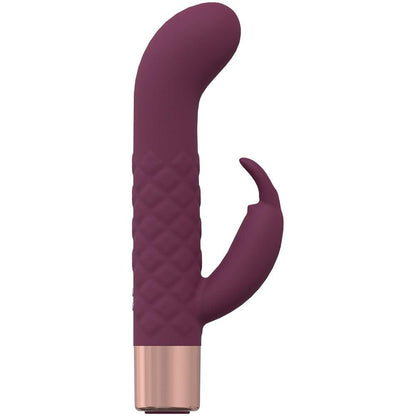 LOVELINE Devotion - Burgundy - Burgundy 14.2 cm USB Rechargeable Rabbit Vibrator - LOVU019BUR