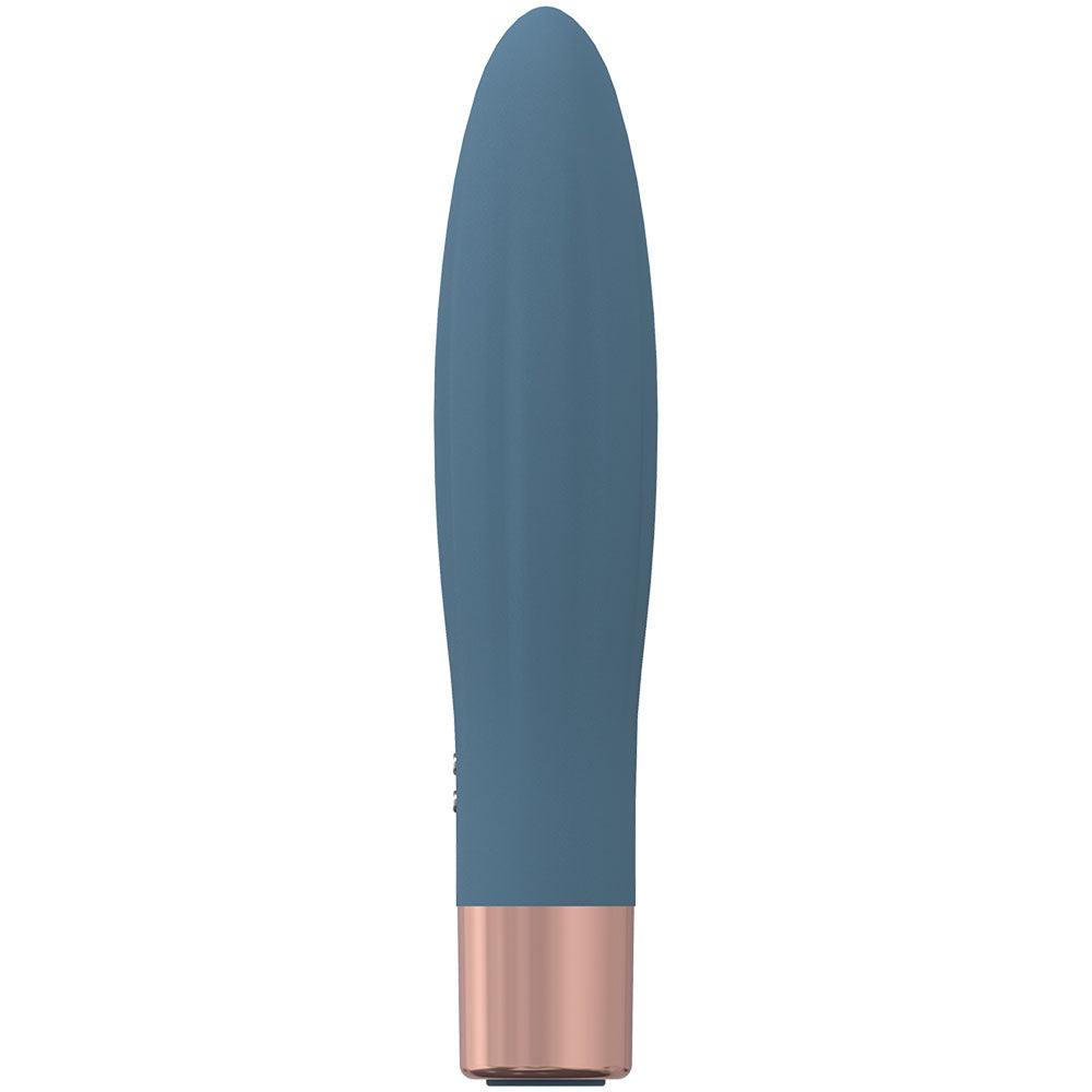 LOVELINE Fame - Blue - Blue 14.4 cm USB Rechargeable Vibrator - LOVU020BLU