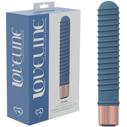 LOVELINE Poise - Blue - Blue 14.5 cm USB Rechargeable Vibrator - LOVU021BLU