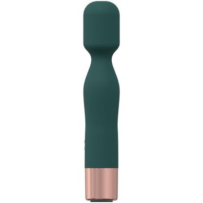 LOVELINE Glamour - Green - Green 14.4 cm USB Rechargeable Massage Wand - LOVU022GRN