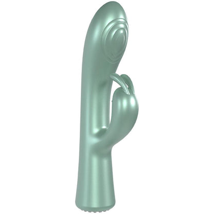 LOVELINE La Perla I - Green - Pearlescent Green 19.2 cm USB Rechargeable Rabbit Vibrator - LOVU023PGRN