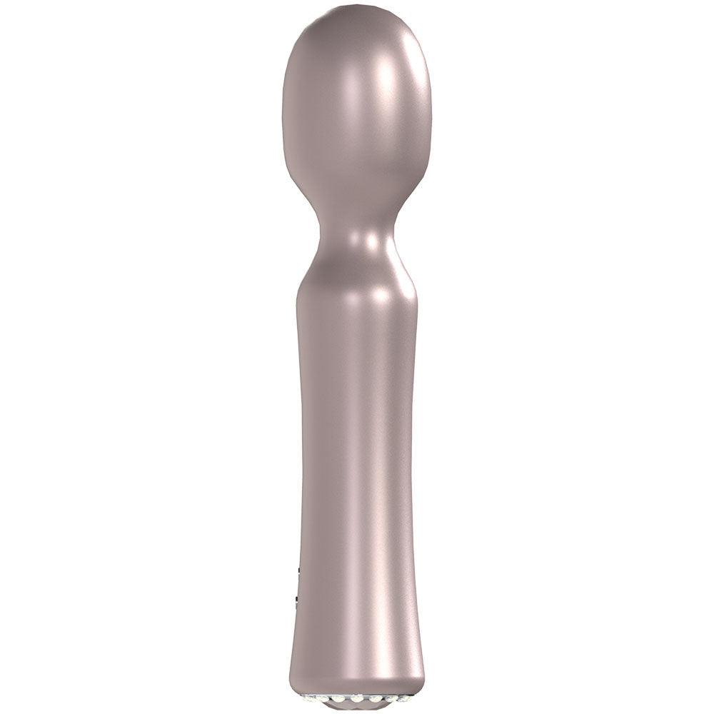 LOVELINE La Perla IV - Pink - Pearlescent Pink 19.2 cm USB Rechargeable Massage Wand - LOVU026PPNK