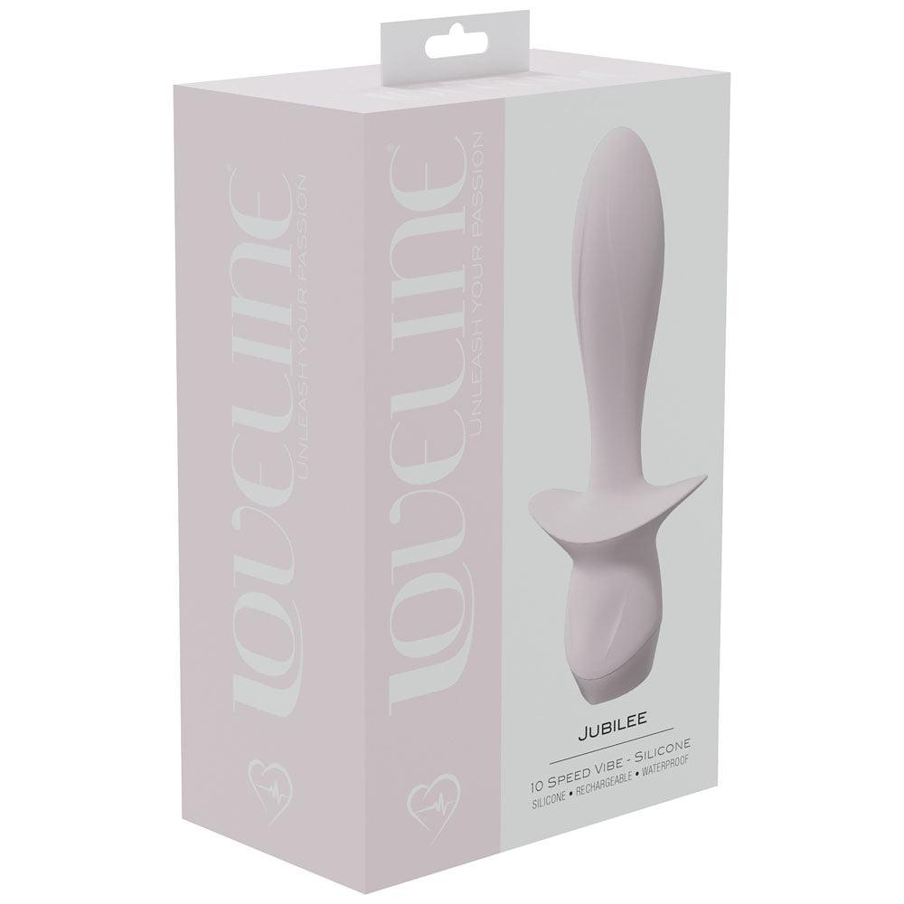 LOVELINE Jubilee - Pink 13.5 cm USB Rechargeable Vibrating Anal Plug - LOVU029PNK