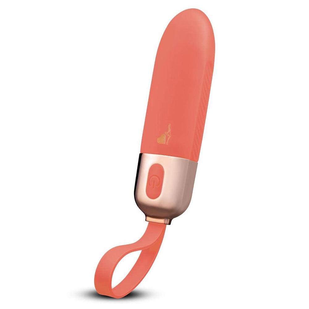 LAPDANCE Popsicle Mini Pocket Wand - Pink 12 cm USB Rechargeable Bullet - LT202