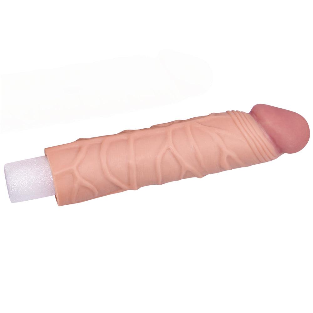 Pleasure X-Tender 1'' Sleeve - Flesh 2.5 cm (1'') Penis Extension Sleeve - LV1051F