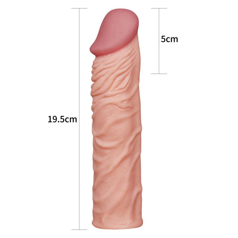 Pleasure X-Tender 2'' Sleeve - Flesh 5.1 cm (2'') Penis Extension Sleeve - LV1052F