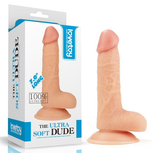 The Ultra Soft Dude - Flesh 17.8 cm (7'') Dong - LV1087