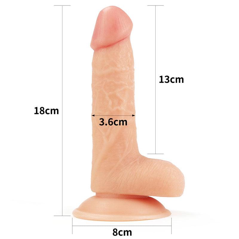 The Ultra Soft Dude - Flesh 17.8 cm (7'') Dong - LV1087