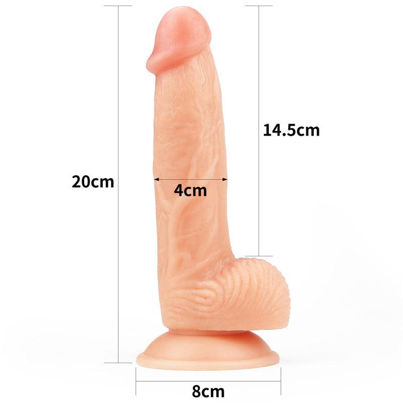 The Ultra Soft Dude - Flesh 20.3 cm (8'') Dong - LV1088