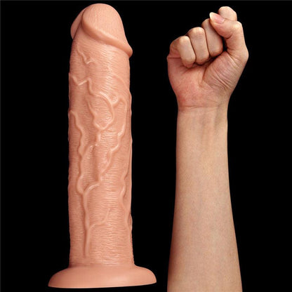 King Size 11'' Realistic Dildo - Flesh 28 cm Dong - LV111012