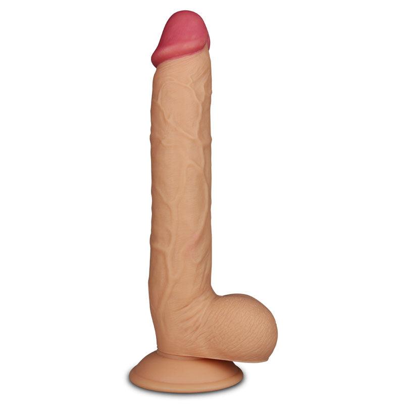 King Size 10'' Realistic Dildo - Flesh 25 cm Dong - LV2205