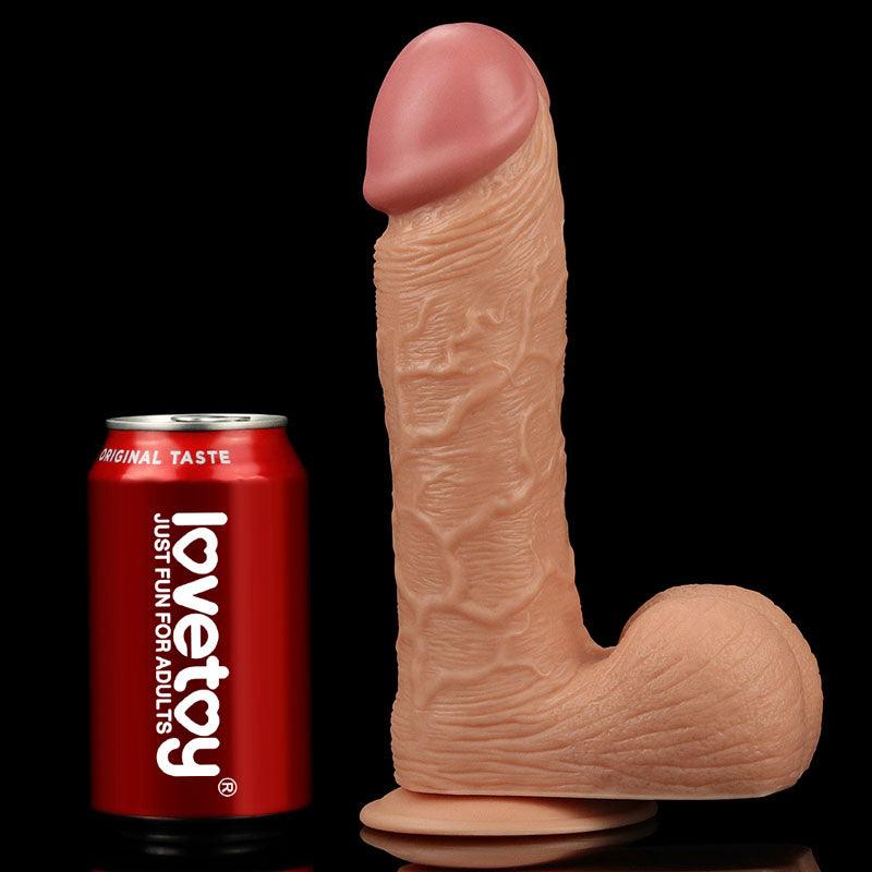 King Size 9'' Realistic Dildo - Flesh 23 cm Dong - LV2206