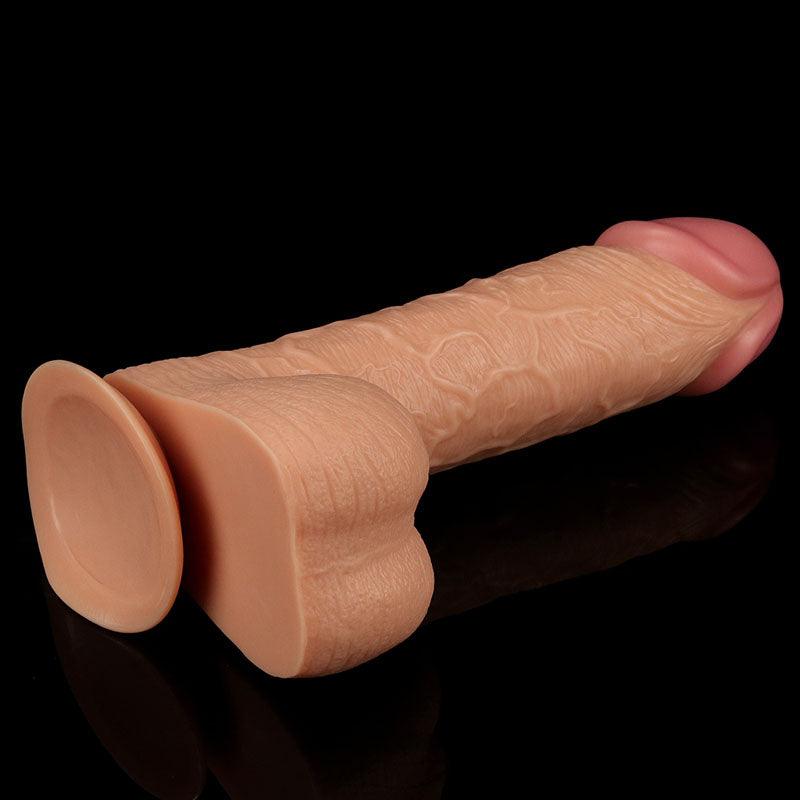 King Size 9'' Realistic Dildo - Flesh 23 cm Dong - LV2206