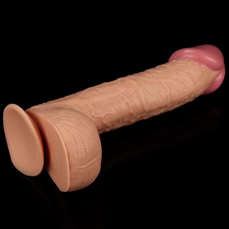 King Size 10.5'' Realistic Dildo - Flesh 26.7 cm Dong - LV2207