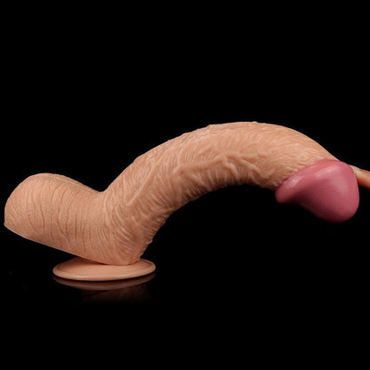 King Size 10.5'' Realistic Dildo - Flesh 26.7 cm Dong - LV2207