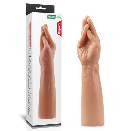 King Sized 13.5'' Realistic Magic Hand - Flesh 36 cm Hand Dildo - LV2210