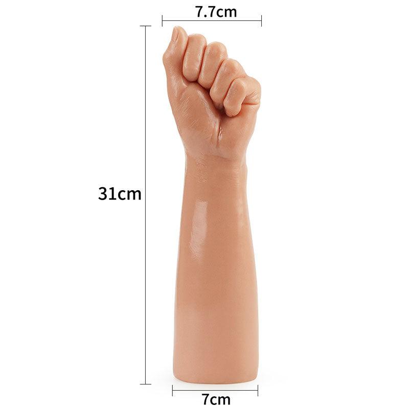 King Sized 12'' Realistic Bitch Fist - Flesh 30.5 cm Fist Dildo - LV2211