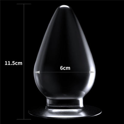 Flawless Clear Anal Plug 4.5'' - Clear 11.5 cm Butt Plug - LV310017