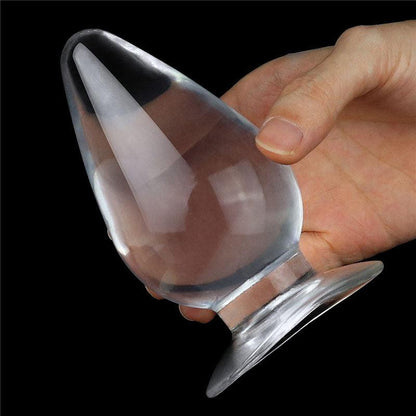 Flawless Clear Anal Plug 4.5'' - Clear 11.5 cm Butt Plug - LV310017