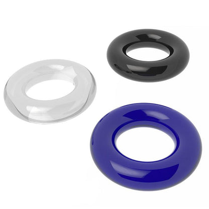 Power Plus Triple Donut Ring Set - Coloured Cock Rings - Set of 3 - LV343001