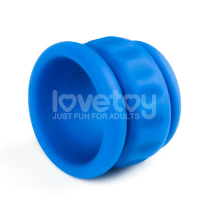 Pinnacle Pro Twin Flex - Blue Cock & Balls Rings - LV443014